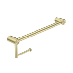 MECCA CARE 25MM TOILET ROLL RAIL 300/450MM BRUSHED GOLD