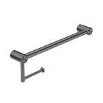 MECCA CARE 25MM TOILET ROLL RAIL 300/450MM GUN METAL