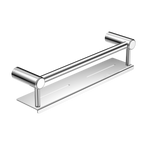 MECCA CARE 25MM GRAB RAIL WITH SHELF 300/450MM CHROME