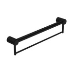 MECCA CARE 32MM GRAB RAIL WITH TOWEL HOLDER 300/600/900MM MATTE BLACK