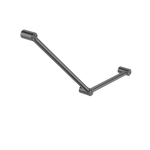 MECCA CARE 32MM AMBULANT TOILET GRAB RAIL 45 DEGREE 750x450MM GUN METAL (NRCR3245AGM)