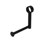 MECCA CARE ADD ON TOILET ROLL HOLDER MATTE BLACK (NRCR3286TMB)