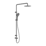 Mecca Care 25mm Grab Rail 900mm Twin Shower Set Gun Metal (NRCS007GM)