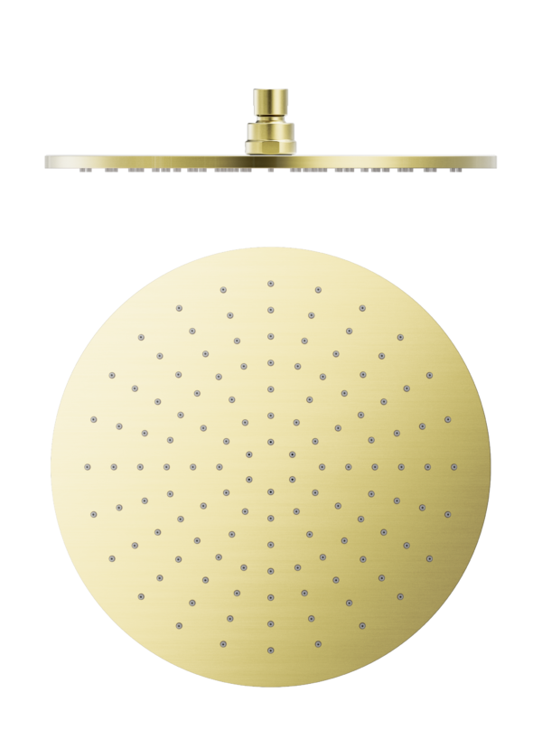 300MM ROUND SHOWER HEAD BRUSHED GOLD (NRROA1202BG)