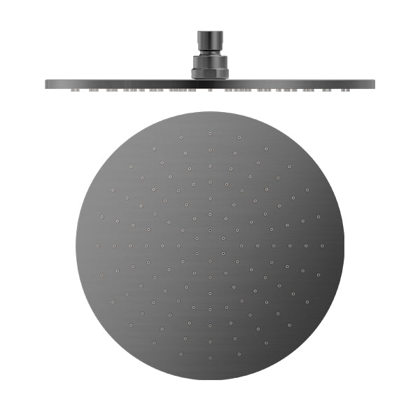 300MM ROUND SHOWER HEAD GUN METAL  (NRROA1202GM)
