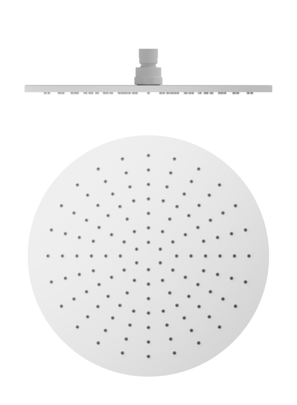 300MM ROUND SHOWER HEAD MATTE WHITE (NRROA1202MW)