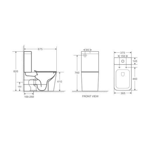 Toilet RBK-2093B