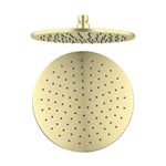 250MM ROUND SHOWER HEAD BRUSHED GOLD (NRROA1001BG)