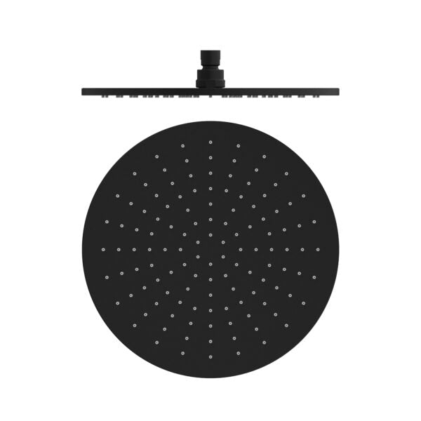 300MM ROUND SHOWER HEAD MATTE BLACK (NRROA1202MB)