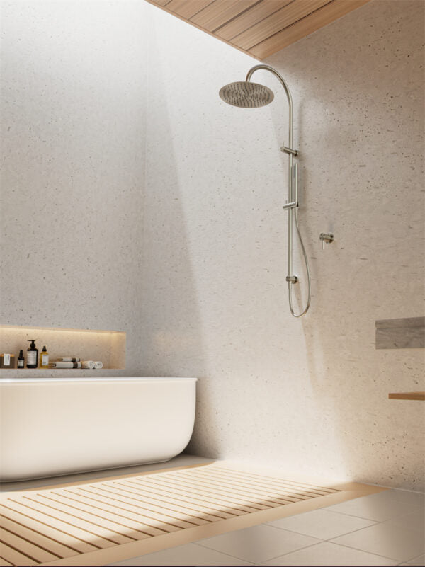 Zen SS316L Twin Shower Brushed Nickel (NR162205c02BN)