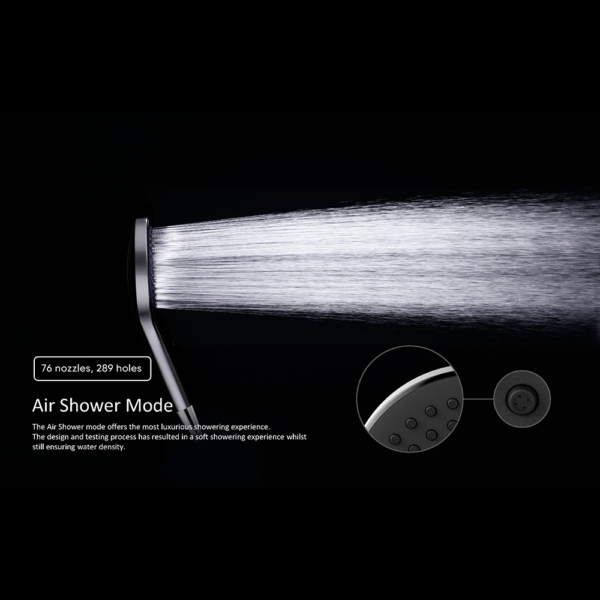 AIR HAND SHOWER II MATTE BLACK (NR508002MB)