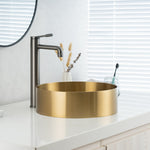 Stainless Steel Round Basin – Modern Bathroom Sink