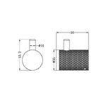 OPAL ROBE HOOK BRUSHED NICKEL (NR2582BN)
