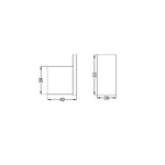 CELIA ROBE HOOK CHROME (NR4682CH)