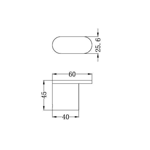 BIANCA ROBE HOOK BRUSHED NICKEL (NR9082BN)