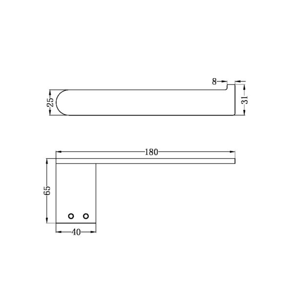 BIANCA TOILET ROLL HOLDER BRUSHED NICKEL (NR9086BN)