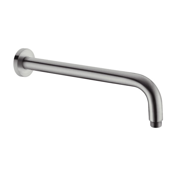 ROUND SHOWER ARM 330MM/500MM LENGTH GUN METAL
