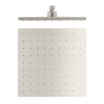 250MM ABS SQUARE SHOWER HEAD BRUSHED NICKEL (NR508089BN)