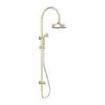 YORK TWIN SHOWER WITH METAL HAND SHOWER AGED BRASS (NR69210502AB)
