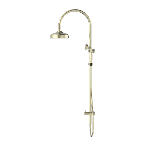 YORK TWIN SHOWER WITH METAL HAND SHOWER AGED BRASS (NR69210502AB)