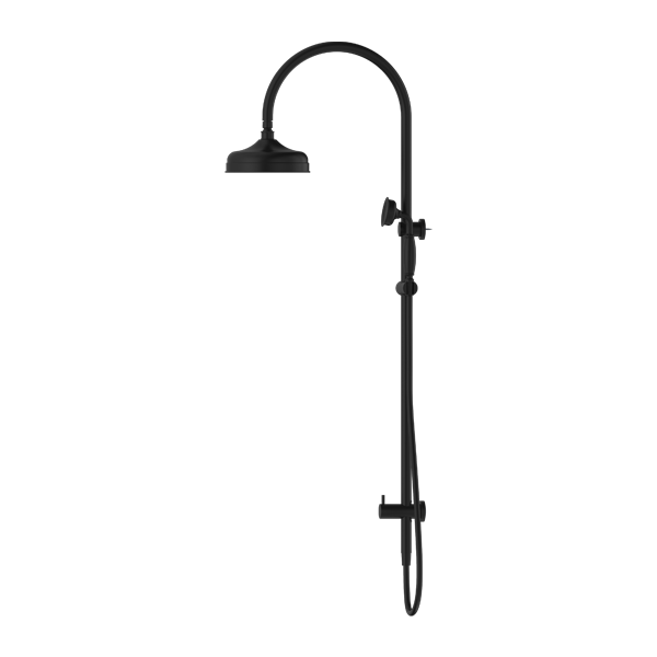 YORK TWIN SHOWER WITH METAL HAND SHOWER MATTE BLACK (NR69210502MB)