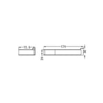 PEARL TOILET ROLL HOLDER MATTE BLACK (NR8086MB)