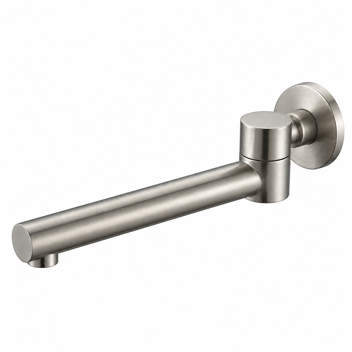 Lucito Swivel Bath Spout Brushed Stainless