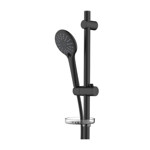Coen 3 Function Rail Shower Matte Black