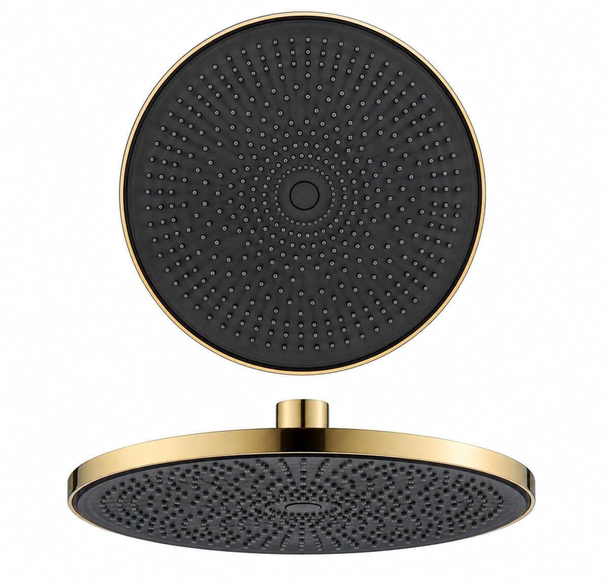 Lucito 250mm ABS Shower Head Brushed Brass