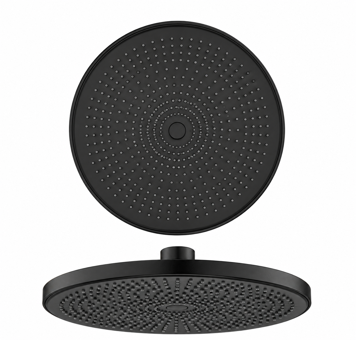 Lucito 250mm ABS Shower Head Matte Black
