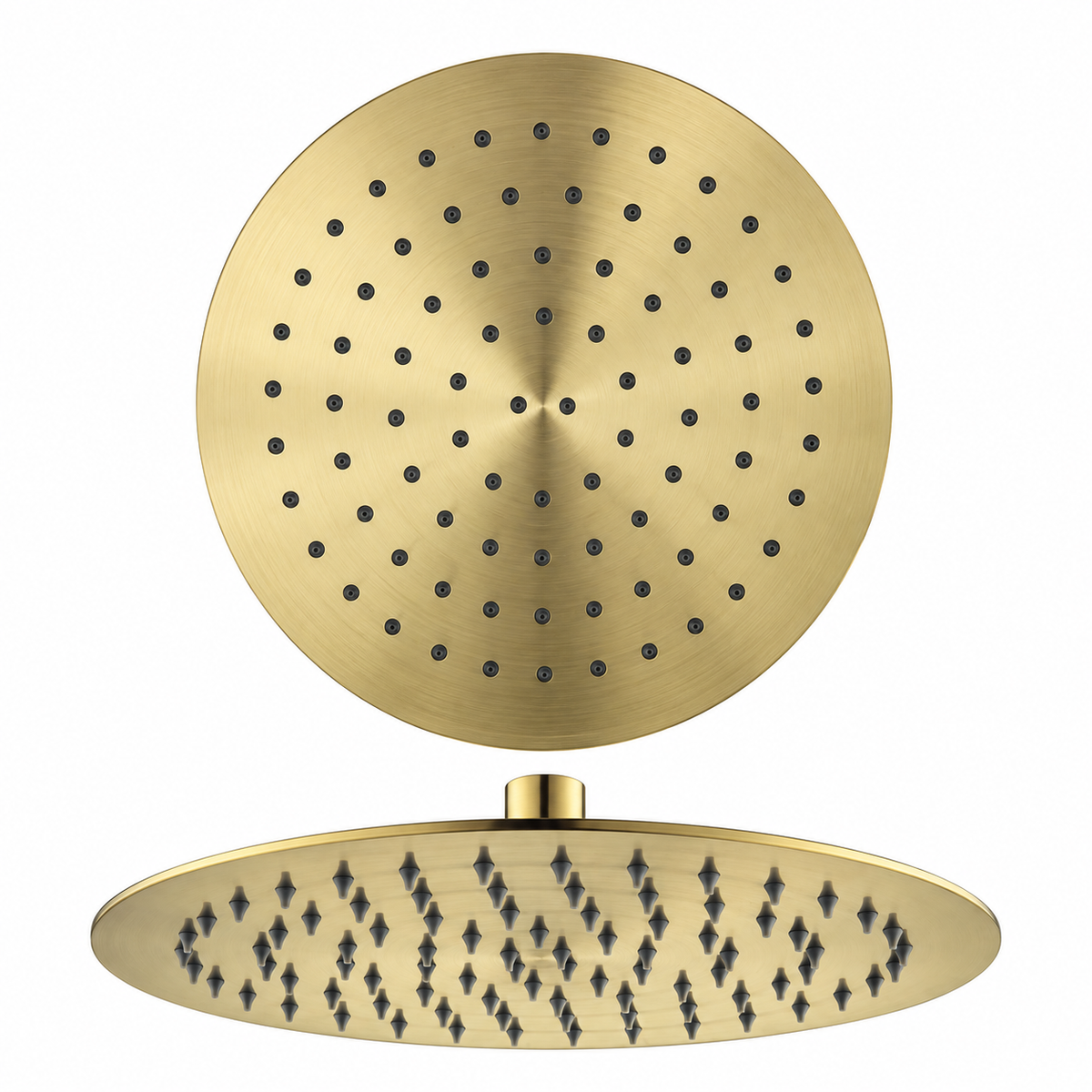 Lucito 250mm Stainless Steel Shower Head Brushed Brass