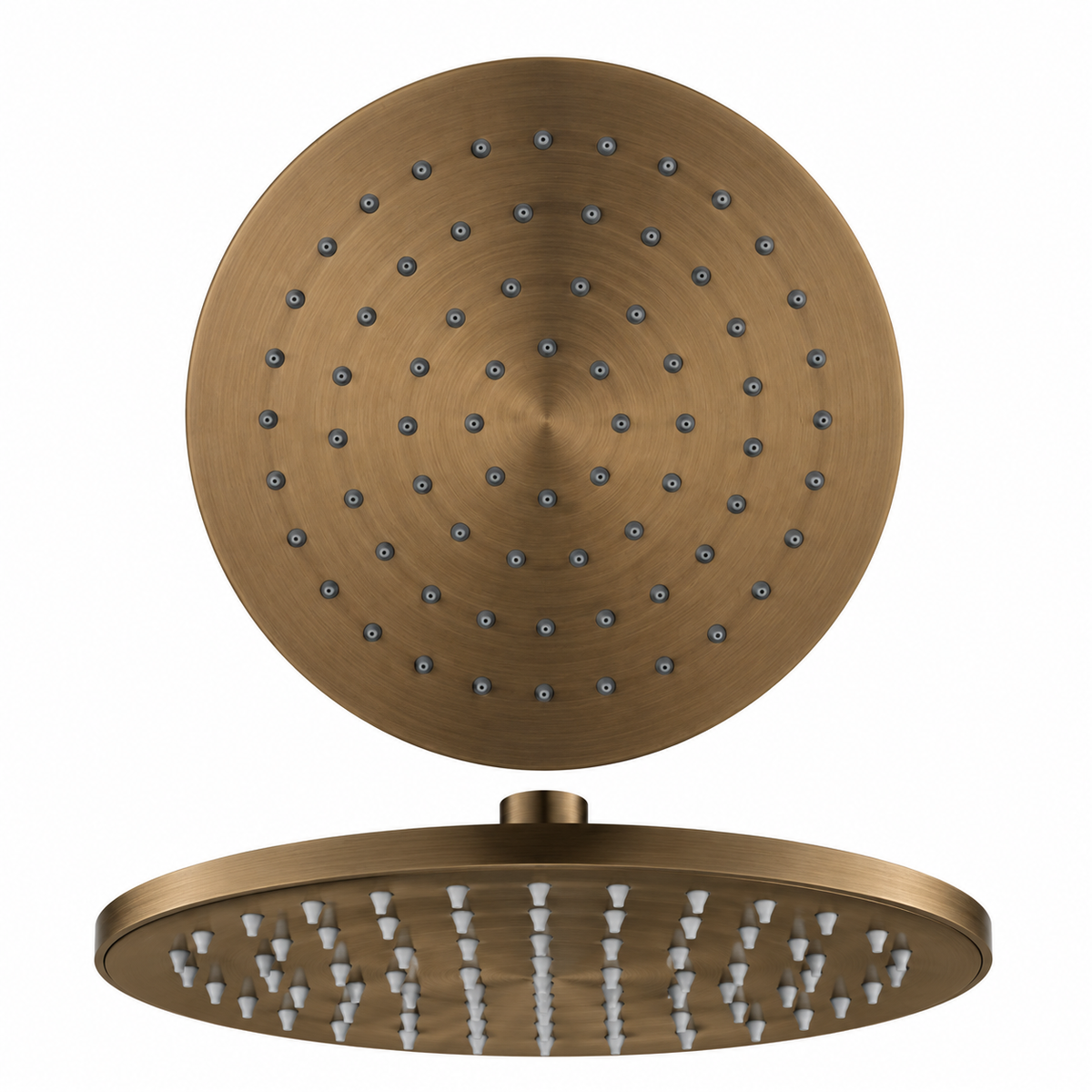 Lucito 250mm Stainless Steel Shower Head Brushed Bronze