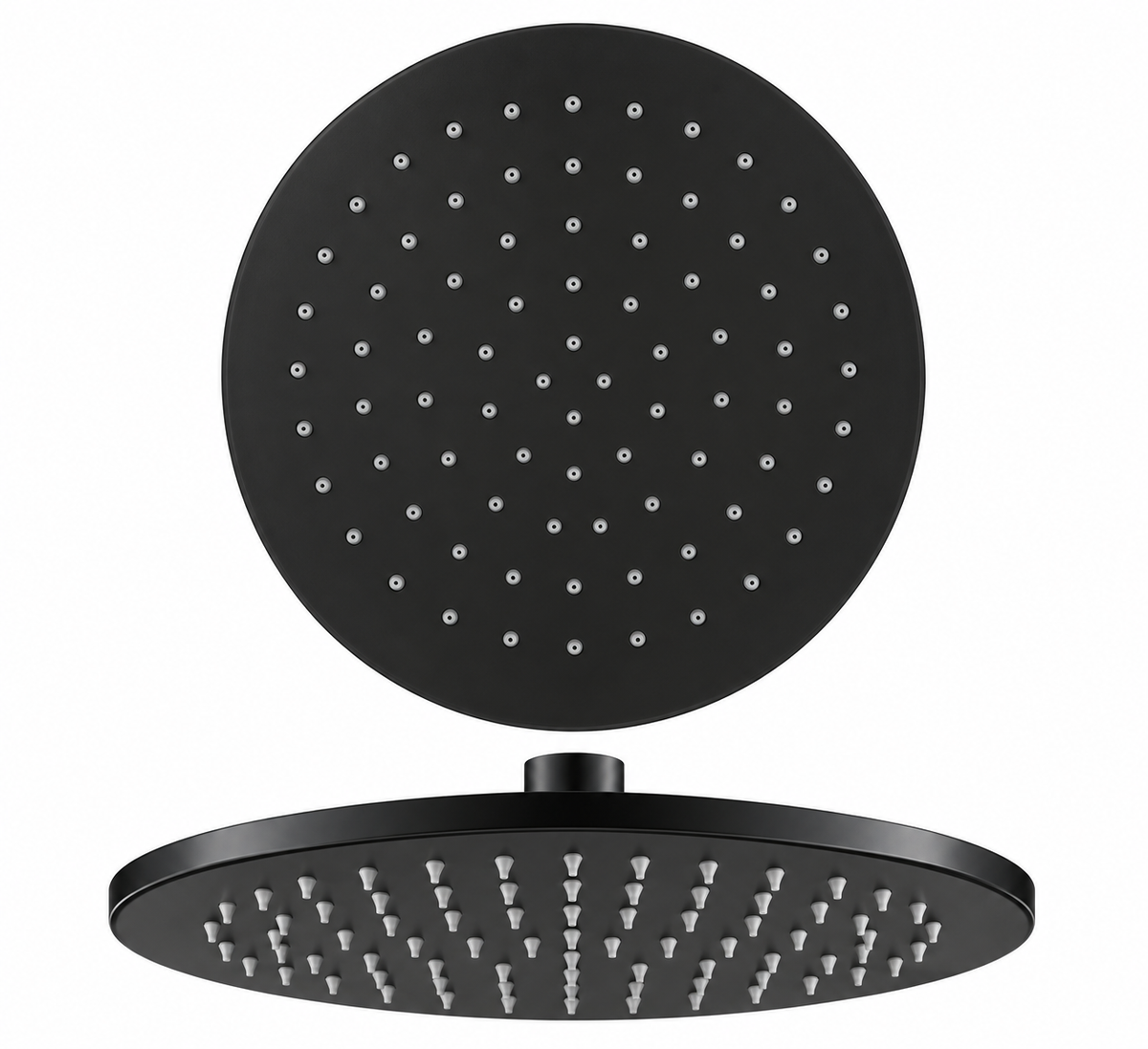 Lucito 250mm Stainless Steel Shower Head Matte Black