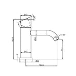 Zen SS316L Basin Mixer Handless Brushed Nickel (NR162201bBN) - Royal Bath & Kitchen - Image 3