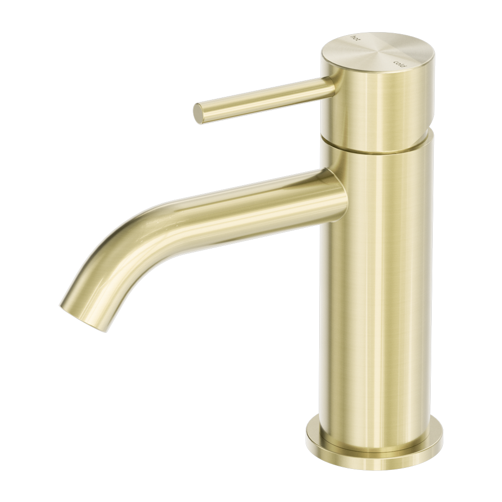 Zen SS316L Basin Mixer Brushed Gold (NR162201BG) - Royal Bath & Kitchen
