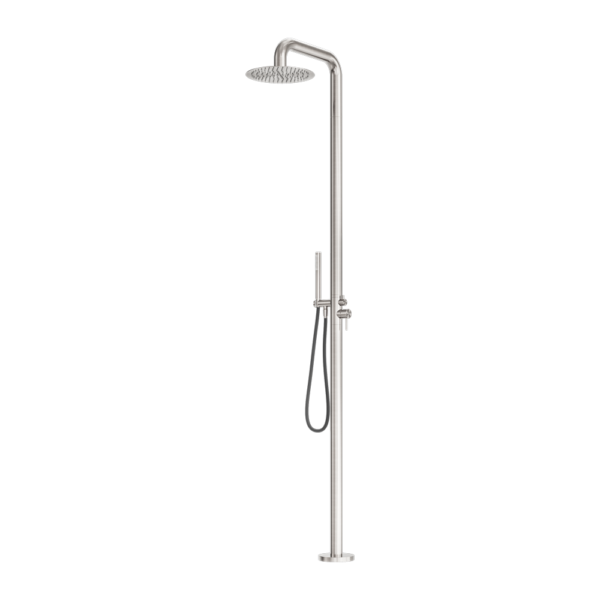 Zen SS316L Outdoor Freestanding Shower Column Brushed Nickel (NR162205aBN)