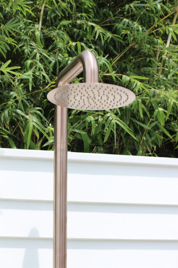 Zen SS316L Outdoor Freestanding Shower Column Brushed Bronze (NR162205aBZ)