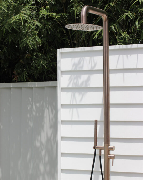 Zen SS316L Outdoor Freestanding Shower Column Brushed Bronze (NR162205aBZ)