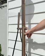 Zen SS316L Outdoor Freestanding Shower Column Brushed Bronze (NR162205aBZ)