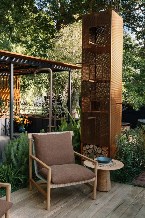 Zen SS316L Outdoor Freestanding Shower Column Brushed Bronze (NR162205aBZ)