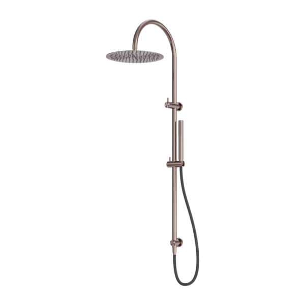 Zen SS316L Outdoor Showers With Outdoor Shower Hose Brushed Bronze (NR162205c01BZ)