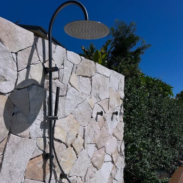Zen SS316L Outdoor Showers With Outdoor Shower Hose Graphite (NR162205c01GR)