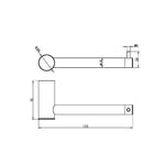 Zen SS316L Toilet Roll Holder Brushed Nickel (NR1686BN)
