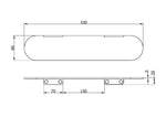 Zen SS316L Metal Shower Shelf Graphite (NR1687aGR)