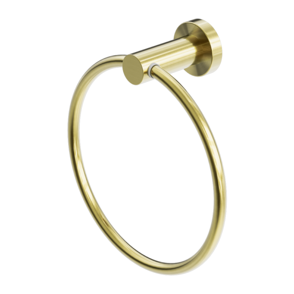 MECCA HAND TOWEL RING BRUSHED GOLD (NR1980BG)