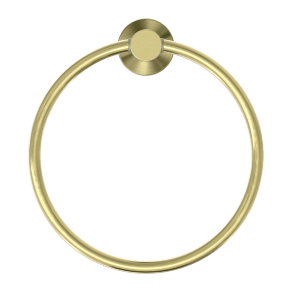 MECCA HAND TOWEL RING BRUSHED GOLD (NR1980BG)