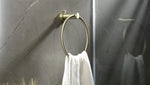 MECCA HAND TOWEL RING BRUSHED GOLD (NR1980BG)