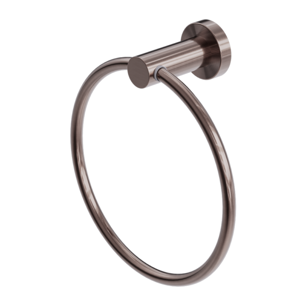 MECCA HAND TOWEL RING BRUSHED BRONZE (NR1980BZ)
