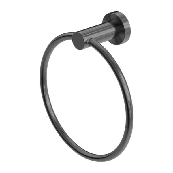 MECCA HAND TOWEL RING GUN METAL  (NR1980GM)