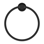 MECCA HAND TOWEL RING MATTE BLACK (NR1980MB)